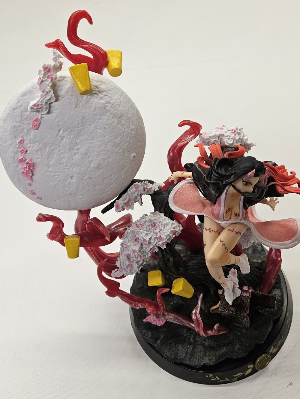 Demon Slayer Kamado Nezuko Kimetsu Yaibo No Blood Moon Figurine ANIME